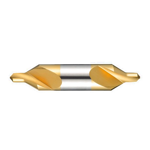 Dormer A2051.25X3.15 Centre Drill, 60 Degree Short Center, Tin Coating, High Speed Steel, 1.25 mm Head Diameter, 31 mm Full Length