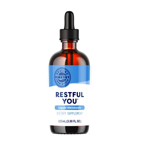 Vimergy Melatonin – Natural Sleep Aid – Sleep Supplement – Helps You Fall Asleep Faster & Stay Asleep Longer - Non-GMO, Gluten-Free, Kosher, Soy-Free, Vegan, Paleo (115 mL)