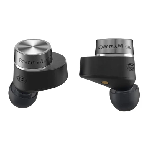Bowers & Wilkins Pi7 S2 True Wireless Earbuds - Active Noise Cancellation, Qualcomm aptX Technology, Bluetooth, Crystal-Clear Calls, Wireless & 15-Minute Quick Charging, Satin Black