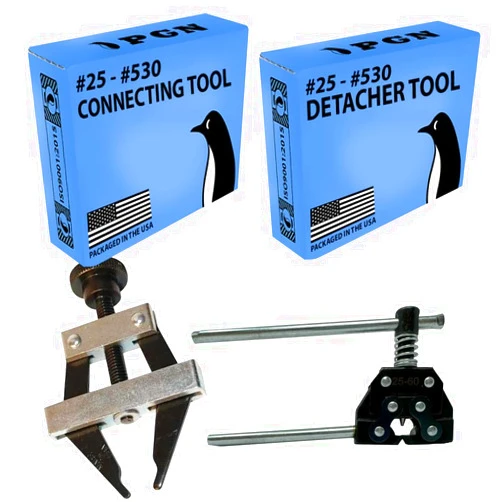 PGN Bearings PGN RC-KIT-25-60 Roller Chain Tool Kit Breaker Cutter + Puller Holder #25 - #60