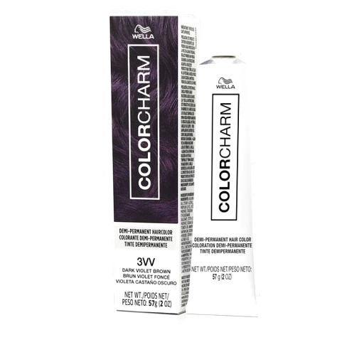 Color Charm COLORCHARM Demi Permanent Hair Color, Hair Dye for Gray Hair Coverage, Adds Gloss, 2 oz