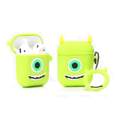 ZAHIUS Silicone Case Compatible for Apple Airpods 1&2 Lightweight Cover[Cartoon Pattern][Designed for Kids Girl and Boys] (Mike)