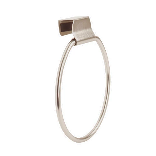 Spectrum Diversified Towel Ring, over the Cabinet Door, Brushed Nickel Small