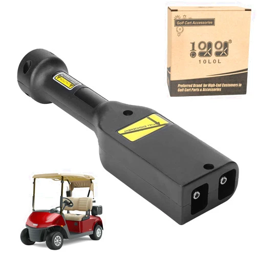 10L0L 36 Volt Powerwise Charger Handle Plug for EZGO TXT & Medalist PDS/DCS 1996-up Golf Cart, OEM# 73345-G01 73345G01