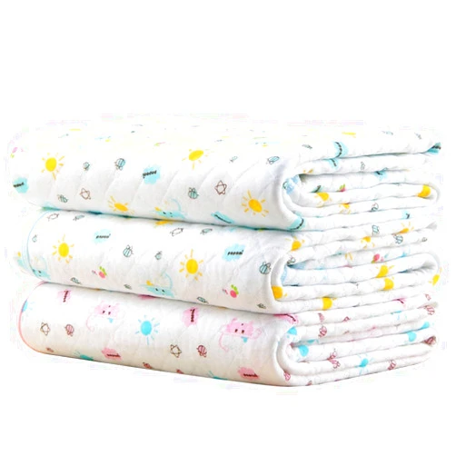 MBJERRY Waterproof Changing Pads Portable - Breathable Leak Proof Mattress Pad Protector Baby Changing Mat for Toddler, Kids Pack of 3 (M (27.5 x 19.7 Inch))