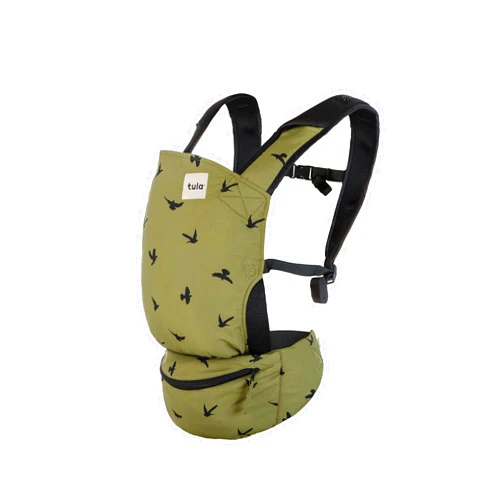 TULA Baby Tula Lite Compact Baby Carrier, Ultra Compact and Lightweight, Convenient Carry Pouch, Ergonomic and Multiple Positions for 12 – 30 pounds (Soar)…