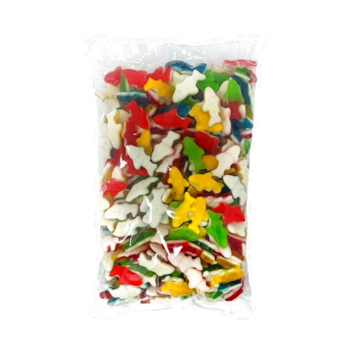NUYAFFA Assorted Gummy Sharks 5 Lb Bag - Gummi Sharks Bulk Candy - Delicious Halal Mouth Watering - Assorted Fruit Flavors Gummies - Tasty Halal Gummies & Candy Gift for All Occasions