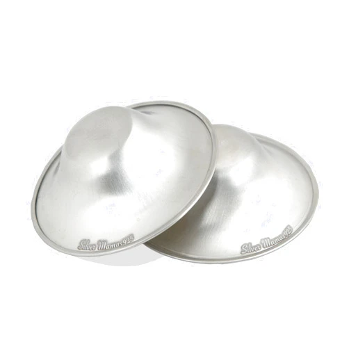 Silver Mamas Nursing Nipples Silver Mamas - Soothe and Protect Nipples, Breast Shells, Nipple Soother, Cracked Nipple Healer, Breastfeeding Silver Nurse Cups (Regular Size)