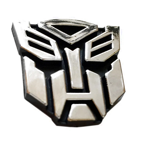 The Masonic Exchange Auto Robot Chrome Finish PVC Car Auto Emblem - 5