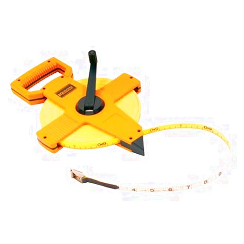Keson OTR1810300 Open Reel Fiberglass Tape Measure Reel with Double Hook (Graduation: ft., in, 1/8 & ft., 1/10, 1/100), 300-Foot