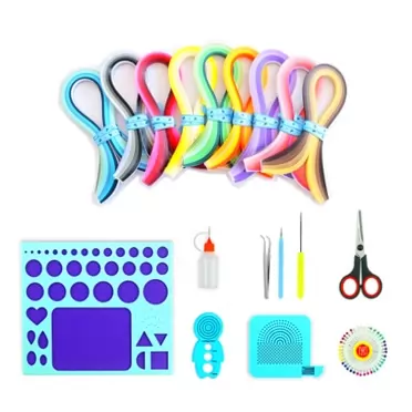 YURROAD Quilling Paper Set for Beginners with 36 Colors 900 Strips 3MM Quilling Papers Quilling Template Board Quilling Comb Quilling Curling Coach Quilling Slotted Pen Beginners quilling kit