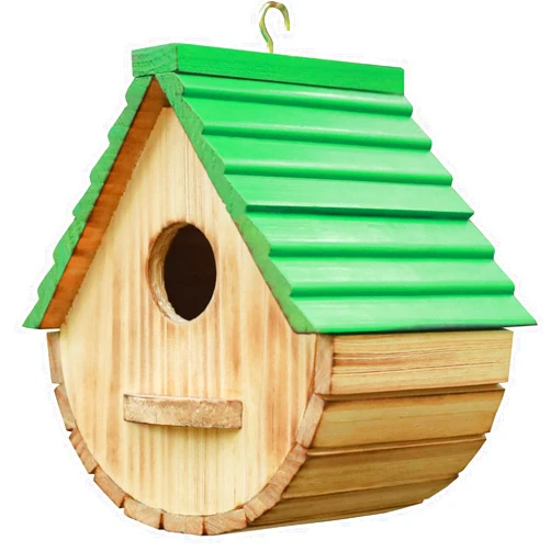 STARSWR Bird House,Outdoor Birdhouse, Wooden Bird Houses for Outside Clearance Bluebird Finch Cardinals Hanging Birdhouse Garden Viewing