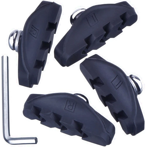 Pangda 2 Pairs Road Brake Pads with Installation Tool Caliper Brake Blocks 50 mm