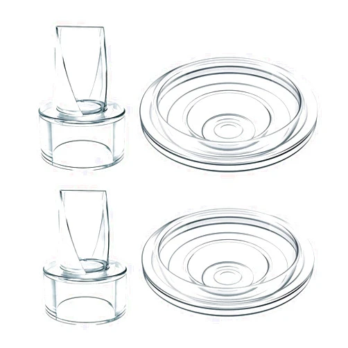 Veoiramc Silicone Diaphragm and Duckbill Valve for Wearable Breast Pump, Wearable Breast Pump Parts Accessories Replace, Suitable for S9/S10/S12, Original Part Accessories Replacement