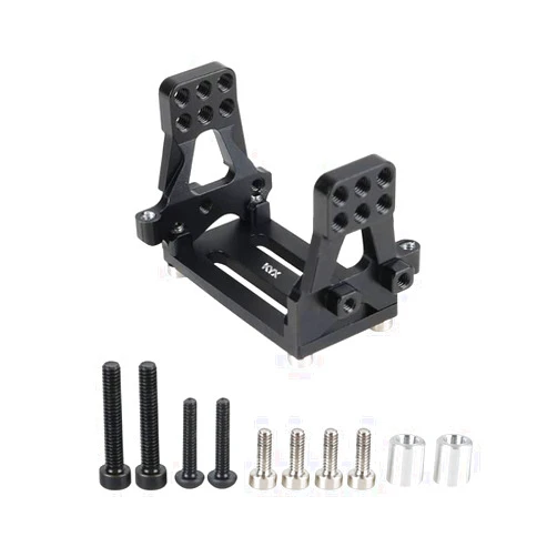 KYX Racing Aluminum Rear Shock Towers Suspension Bracket Shock Absorber Bracket for 1/18 RC Crawler Car Traxxas TRX4M