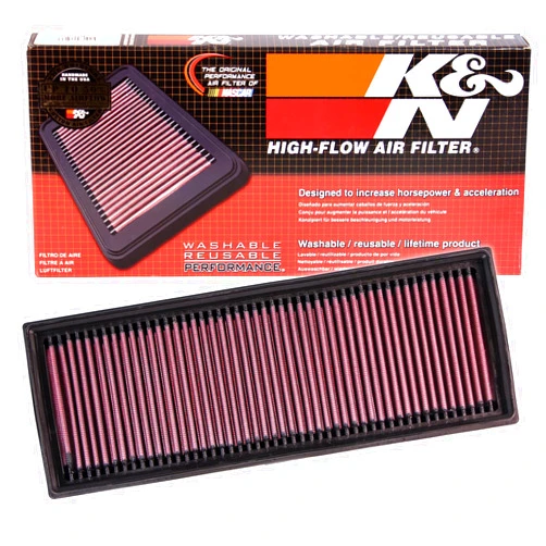 K&N Engine Air Filter: Increase Power & Acceleration, Washable, Premium, Replacement Car Air Filter: Compatible with 1998-2015 Mercedes Benz (G550, R500, S400 Hybrid, C300, G500, GL 450, 550), 33-2181