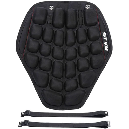 Grapelet Motorcycle Seat Cushion Pressure Relief Hand Press Inflatable Motorcycle Air Seat Pad Shock Absorption Butt Protective Comfortable for Long Rides