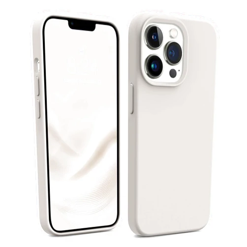 AOTESIER iPhone 13 Pro Phone Case,[Military Shockproof Protection] Liquid Silicone Case with [Soft Anti-Scratch Microfiber Lining] Camera & Screen Protection 6.1 inch Slim Thin Cover（Stone）