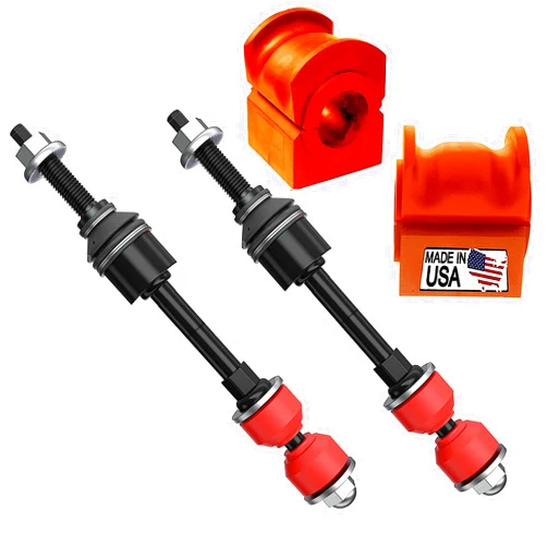 Suspension Dudes 4PC Front Sway Bar Links + Made in USA Bushings FITS Ford 2WD F-150 2005-2008 K80337