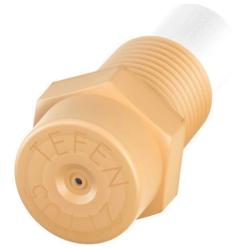 Tefen Plastic Fog Nozzle with Poly Filter Misting Poultry Cream 1/8