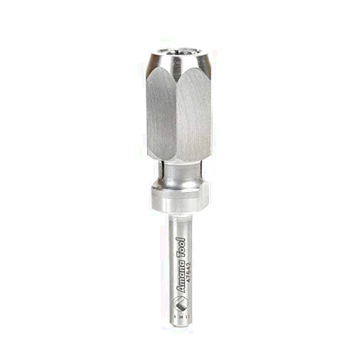 Amana Tool CNC Extension Adapter for 1/4 Inch Shank Router Bits, 47642, 5/8 Dia, ¼ Sh, 2-5/8 Length, D1 ¼, L1 15/16, L2 1-3/16, L3 ¼ Inch