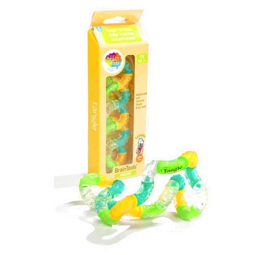 Tangle Braintools Imagine - Quiet Fidget Toy for School Or Work - Rubber Texture for Hand Therapy - Discreet Fidget Toy for On The Go Use