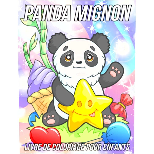 Maxime Crafts Editions Panda Livre de Coloriage pour Enfants: Pages à Colorier Amusantes, Mignonnes et Uniques pour Filles et Garçons avec Beaux Dessins de Pandas (French Edition)