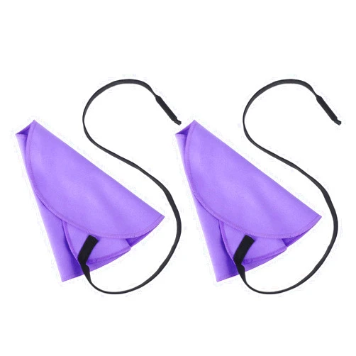 Xinjoduz 2 PCS Clarinet Cleaning Swab Clarinet Cleaner with String Clarinet Silk Swab Clarinet Accessories Cleaning Swab Flute Cleaning Cloth for Inside Suitable Clarinet Piccolo Flute Sax Saxophone (Purple)