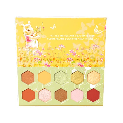 ColourPop x Winnie the Pooh Sweet As Can Bee Eyeshadow Palette - Honey Tone Eye Makeup Palette with Metallic, Matte & Matte Sparkle Finishes - High-Pigment Formula (0.4 oz)