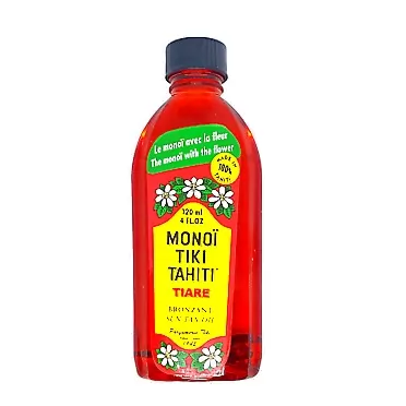 Monoi Tiare Tahiti Monoi Tiki Tahiti Rouge Tiare Body Suntan Bronzant Coconut Oil