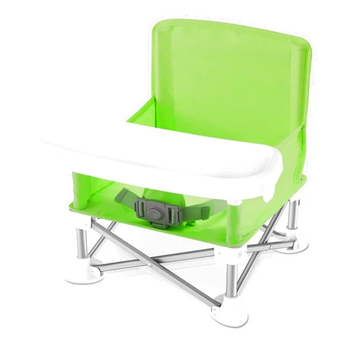 SereneLife Serene Life Baby Seat Booster -Space Saver Toddler Booster Seat - Portable Pop and Open Sit Folding Booster Feeding Chair - Safety Belt/Food Tray/Travel Bag - SereneLife SLBS66G