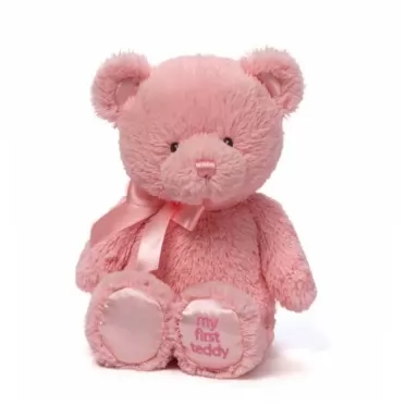 GUND Baby GUND My First Teddy Bear Stuffed Animal Plush, Pink, 10