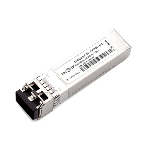 HPC Optics Compatible with Dell 407-BCBK 25GBASE-SR SFP28 Transceiver | 25G SR 100m OM4 MMF 850nm 407-BCBK-HPC
