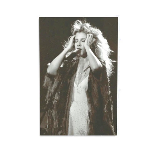 generc 5 Stevie Nicks Singer Rock&roll Home Decor Poster Wall Art Hanging Picture Print Bedroom Decorative Painting Posters Room Aesthetic 12x18inch(30x45cm)