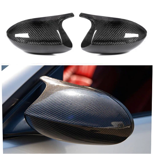 EHBOTA E89 Mirror Cover,Carbon Fiber Gloss Black Replacement Mirror Cover,Fit for BMW Z Series Z4 E89 2009-2016 2pcs/set