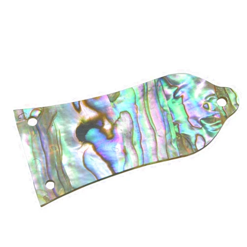 KAISH Pure Custom Made Natural Abalone Shell Guitar Truss Rod Cover with 3 Holes for Epi LP Les Paul