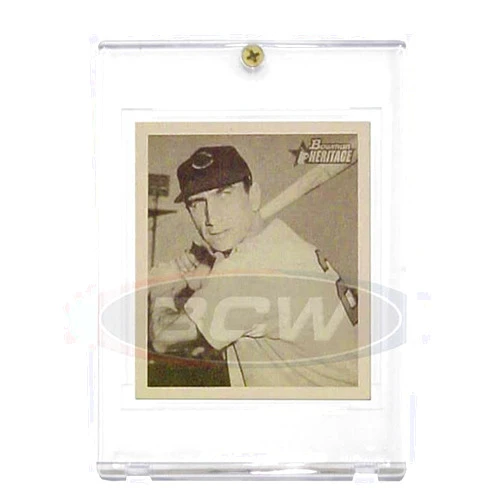BCW PM-PC48 1948-1950 Bowman Card 1-Screw Holder (5 Year+ Uv)
