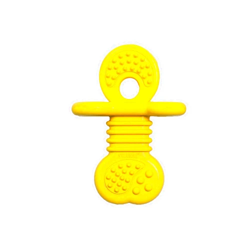 Nylabone Puppy Rubber Teether - Puppy Chew Toys for Teething - Puppy Supplies - Vanilla Flavor, Small/Regular (1 Count)
