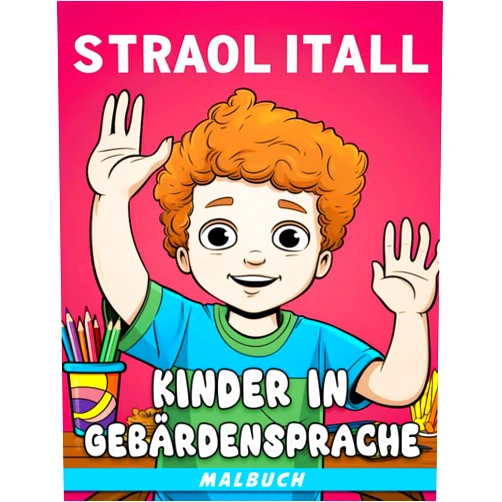 German Edition by Meredith Becker (Author) Malbuch für Kinder in Gebärdensprache: Fabelhafte Ausmalbilder mit wunderschönen Illustrationen für Erwachsene und Jugendliche zur Entspannung und Stressbewältigung (German Edition)