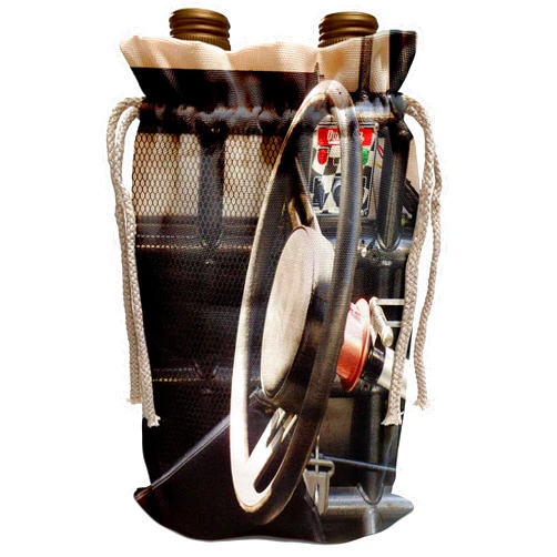 3dRose Florene Transportation - Racing Car Wheel - Wine Bag (wbg_29734_1)
