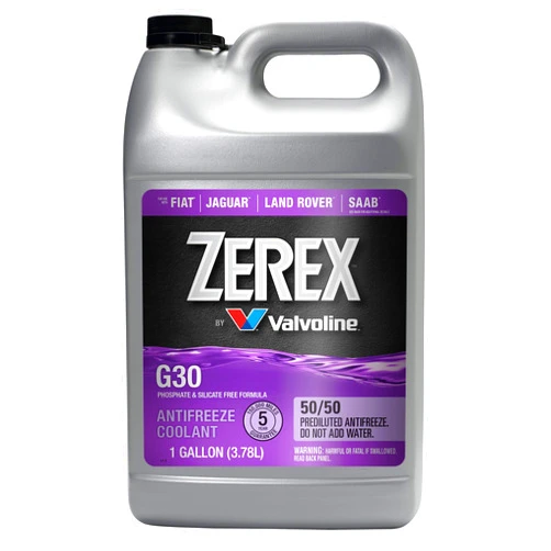 Valvoline Zerex G30 Phosphate and Silicate Free 50/50 Prediluted Ready-to-Use Antifreeze/Coolant 1 GA