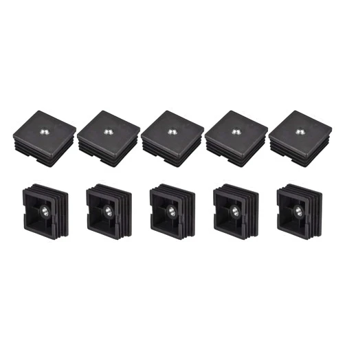 uxcell 10Pcs Plastic Threaded Tube Inserts with M8 Thread, for 1.97