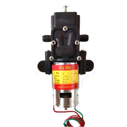 Wrtgerht Mini Power Small Pump 12V Electric Water Pump Black Micro High Pressure Diaphragm Water Pump Sprayer Car Washing Practical