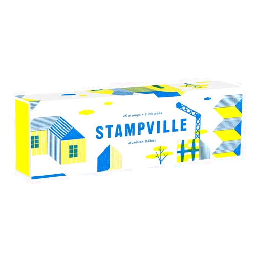 By Aurélian Débat (Author) Stampville: 25 stamps + 2 ink pads