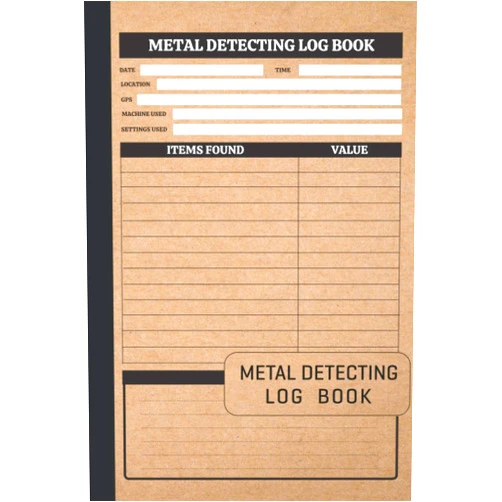 Simply Creative Publication Metal Detecting Log Book: Metal Detector Logbook for Detectorists, Relic Hunters and Earth Diggers | Keep Track of Your Gold, Silver and Other Metal ... Gift for Metal Detectorist and Coin Whisperer