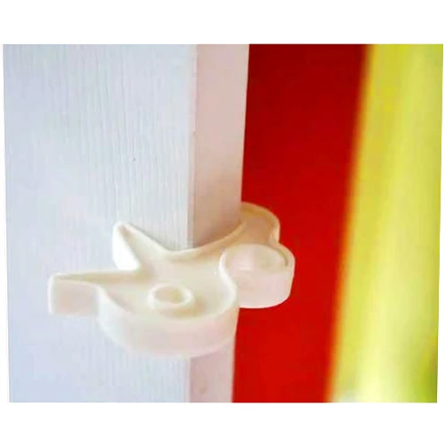 Rhoost Door Finger Guard - Finger Pinch Preventer Baby Proofing Door Jamb, White (2-Pack)