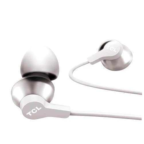 TCL Elit100 in-Ear Earbuds Hi-Res Wired Noise Isolating Headphones with Built-in Mic – Cement Gray