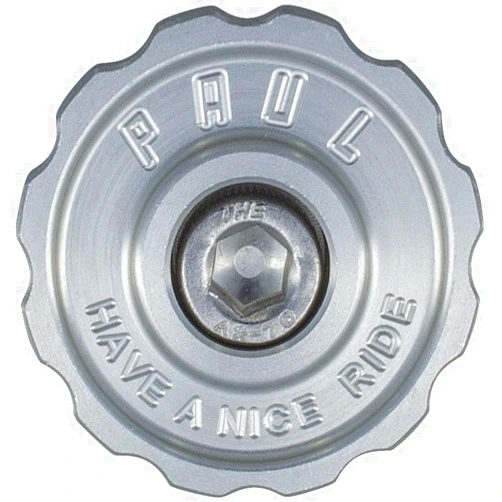 Paul Component Engineering Klamper Headset Top Cap - Aluminum w/Stainless-Steel Bolt, Silver
