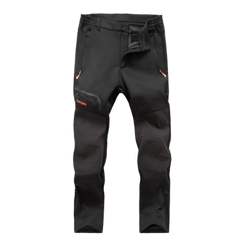 Postropaky Mens Hiking Snow Ski Pants Waterproof Outdoor Insulated Softshell Pants Snowboard Zipper Bottom Leg