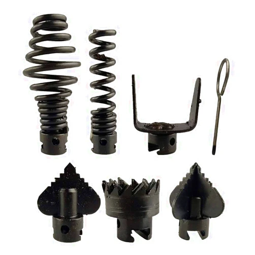 NUKSNPM Pipe Dredge Cutter Head Set, 7PCS 16mm Manganese Steel Pipe Cleaning Dredging Tools for Drain Cleaner, Pipeline Dredging Machine Parts (7)